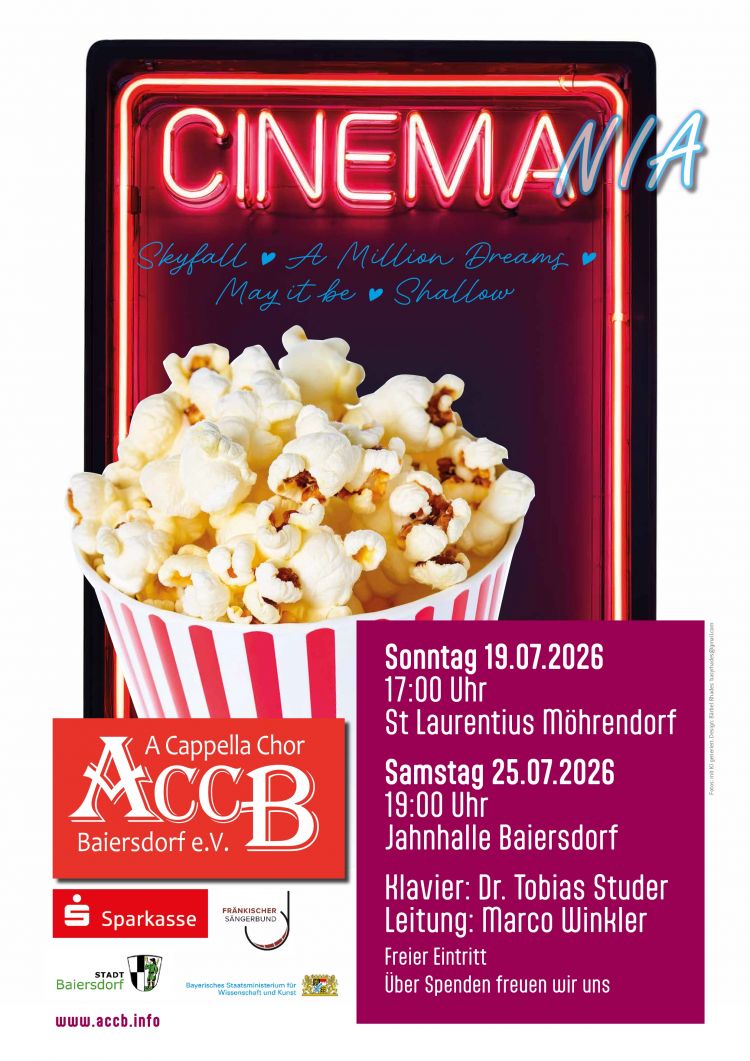 Chorprojekt 2026 - Filmmusik